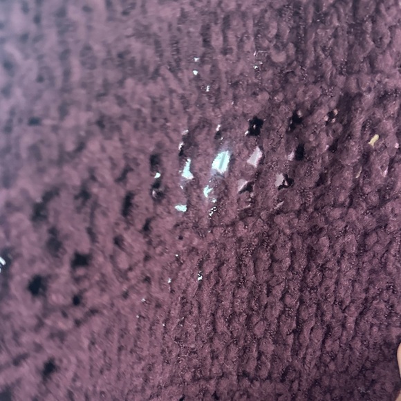 Free people Women's Burgundy Knit Sweater - Picture 2 of 3